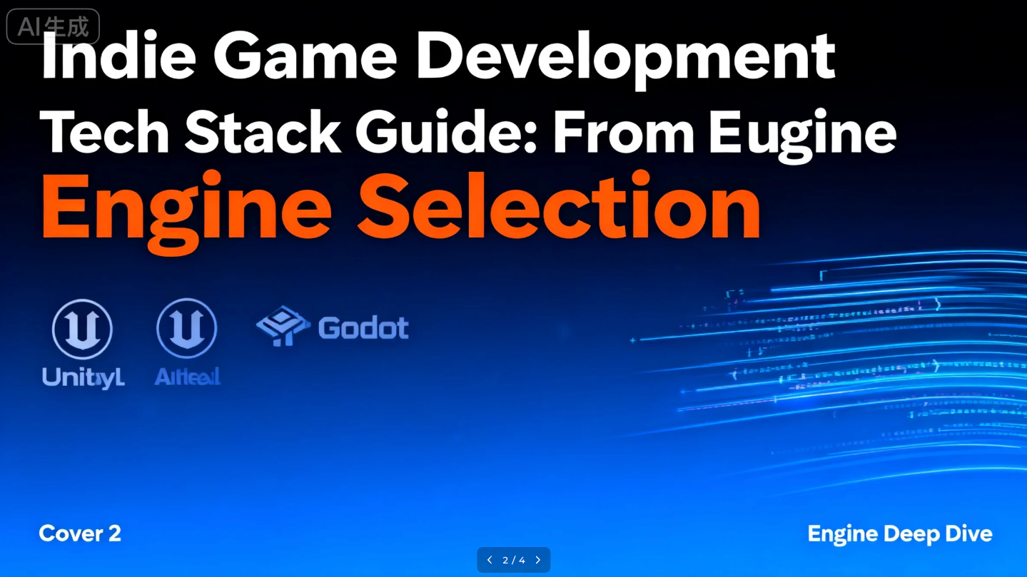 Indie Game Development Tech Stack Guide: From Engine Selection to Ecosystem Building
