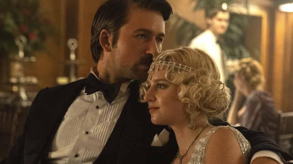 Brandon Sklenar and Julia in 1923