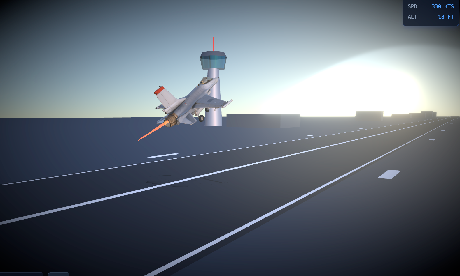 Building a Cinematic 3D F-16 Takeoff Simulation Entirely in the Browser