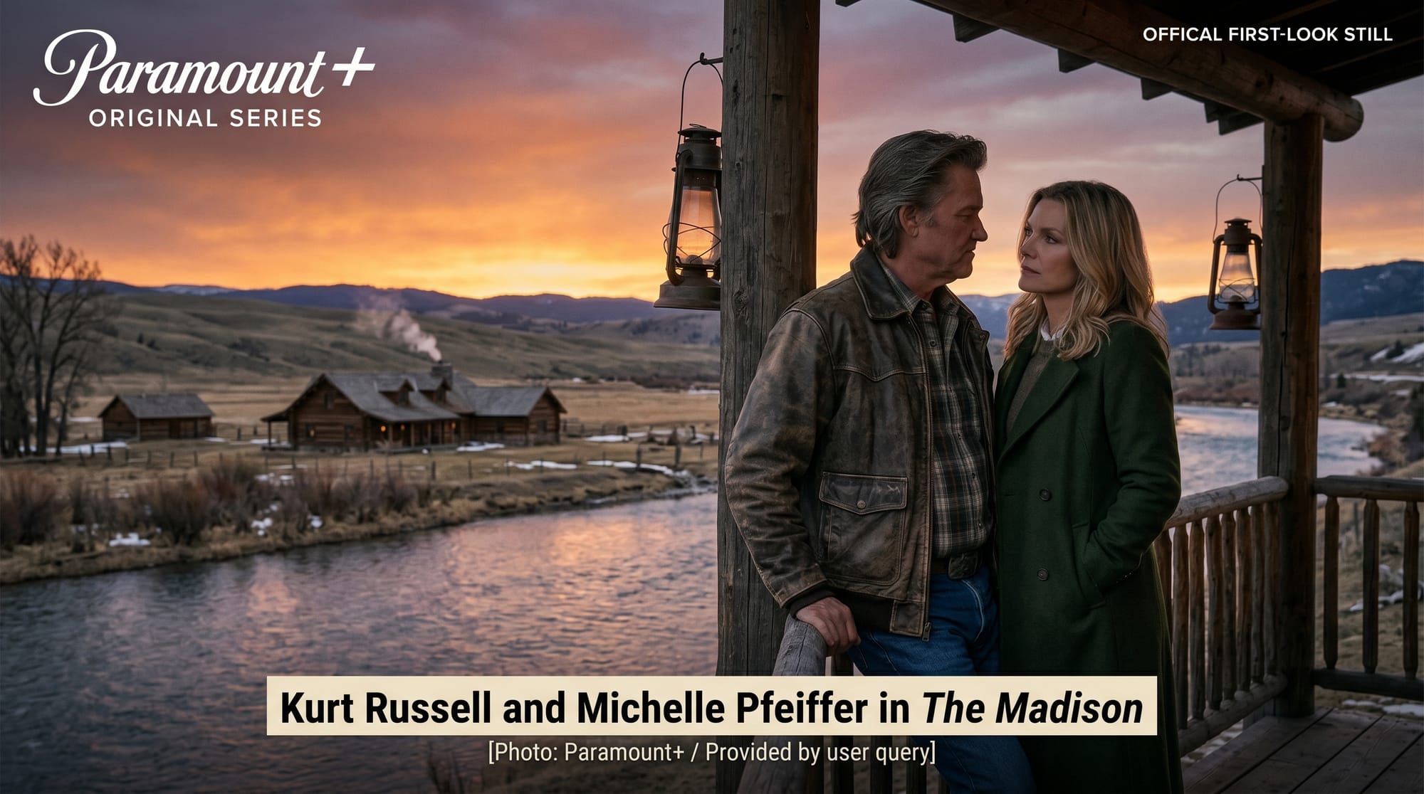 Kurt Russell and Michelle Pfeiffer in The Madison