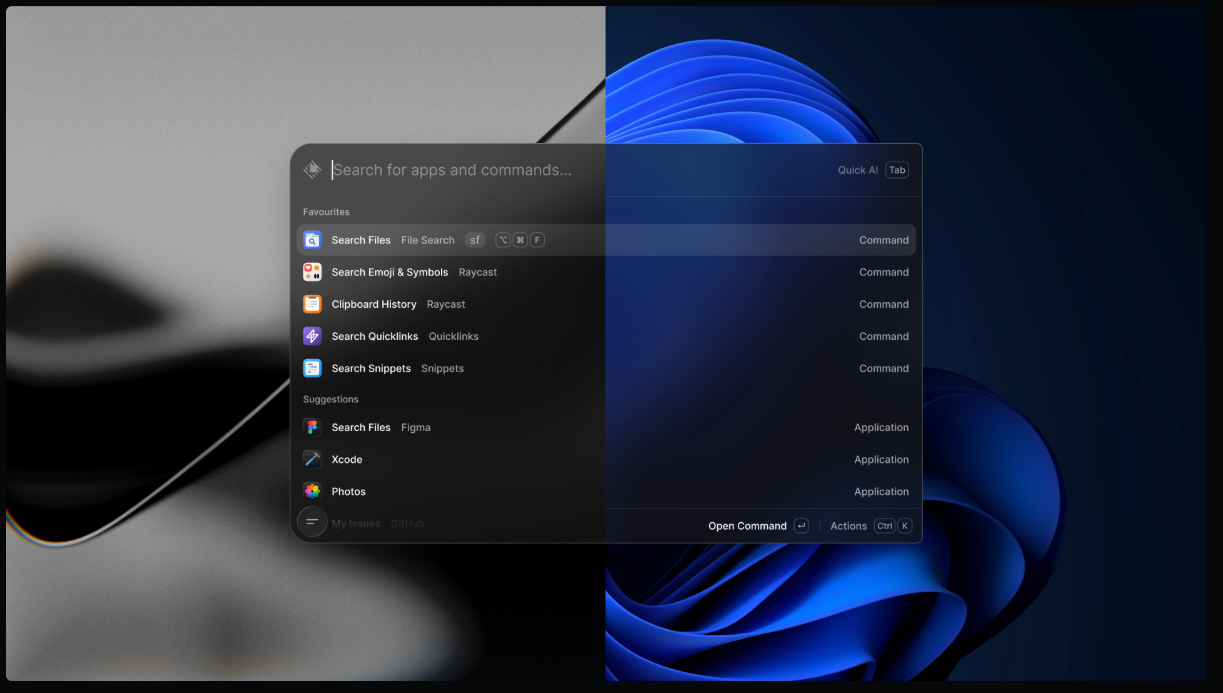 Raycast 2.0 on macOS and Windows
