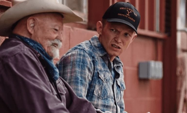 Jimmy Hurdstrom at the Four Sixes Ranch in Yellowstone Season 4